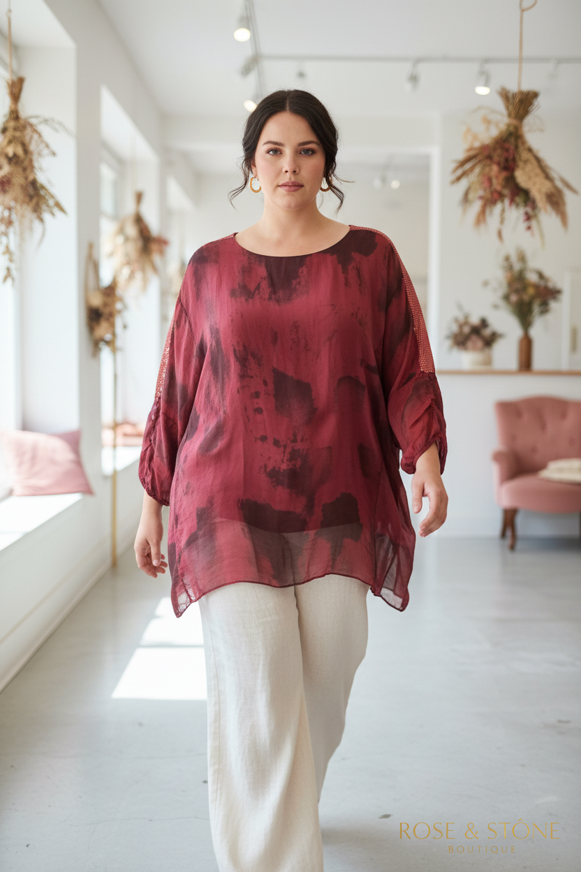 The Crimson Devotion Top — Casually Elevated