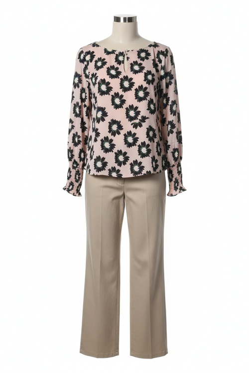 Daisy Dream Blush Blouse clean background product photo