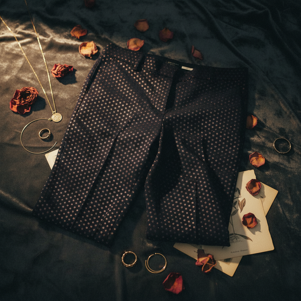 The Midnight Dot — Ann Taylor Devin Ankle Pants