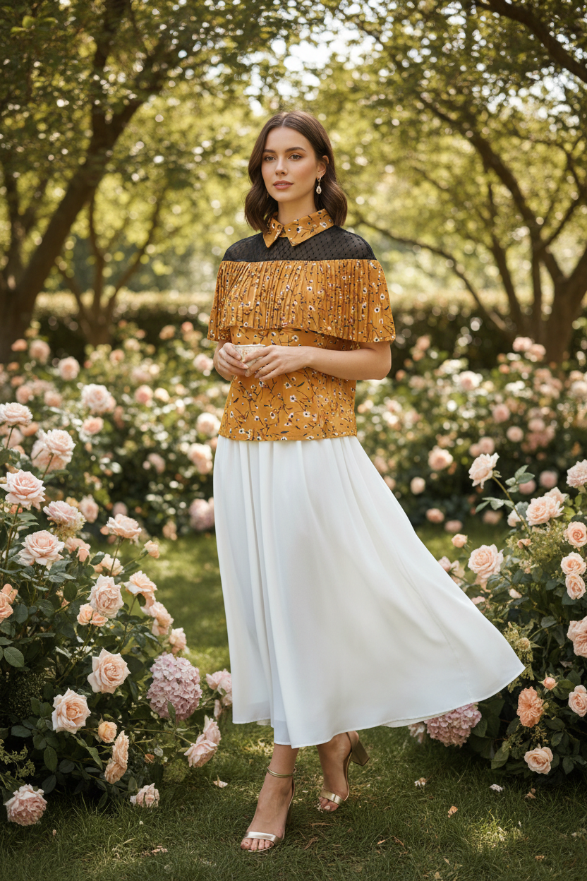 The Daisy Ruffle Off-Shoulder Top