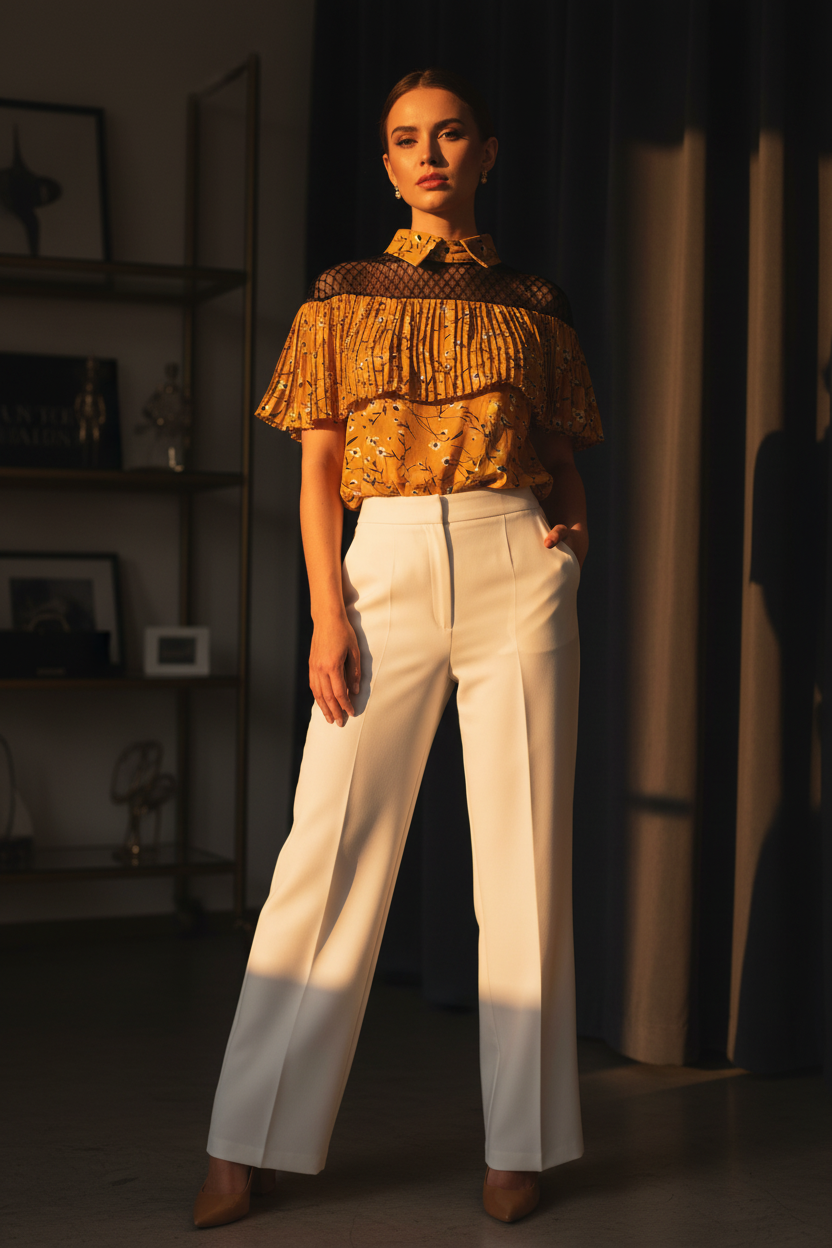 The Daisy Ruffle Off-Shoulder Top