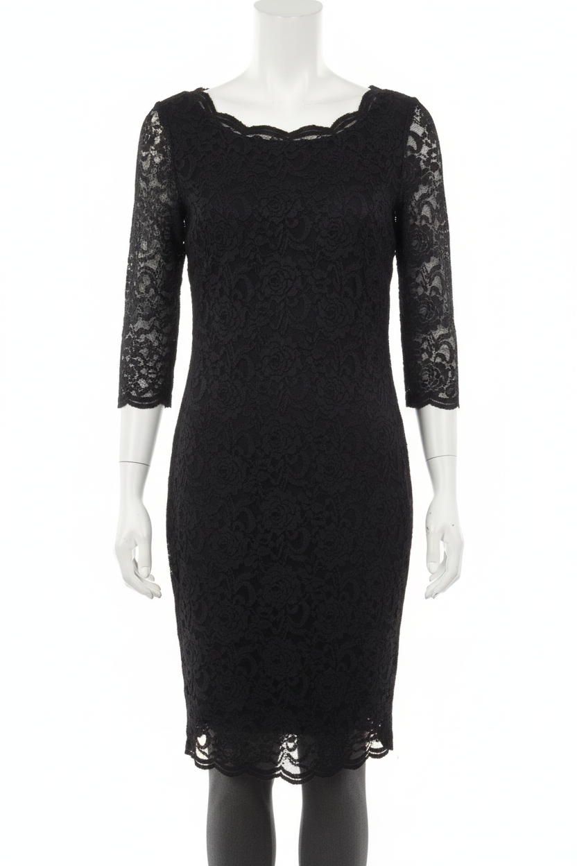 Midnight Whisper Lace Dress