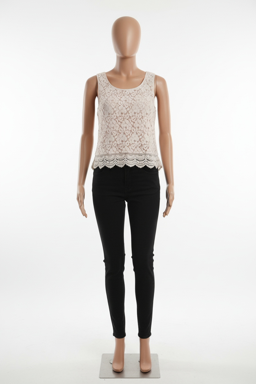 Whispered Sunshine Lace Top