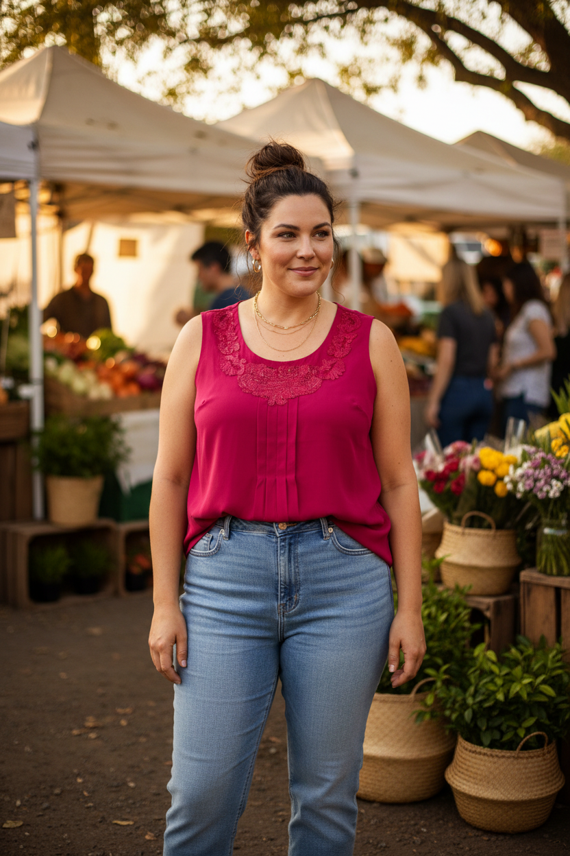 Unapologetically Raspberry Blouse - Coldwater Creek