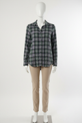 Forest Lace Flannel Shirt clean background product photo