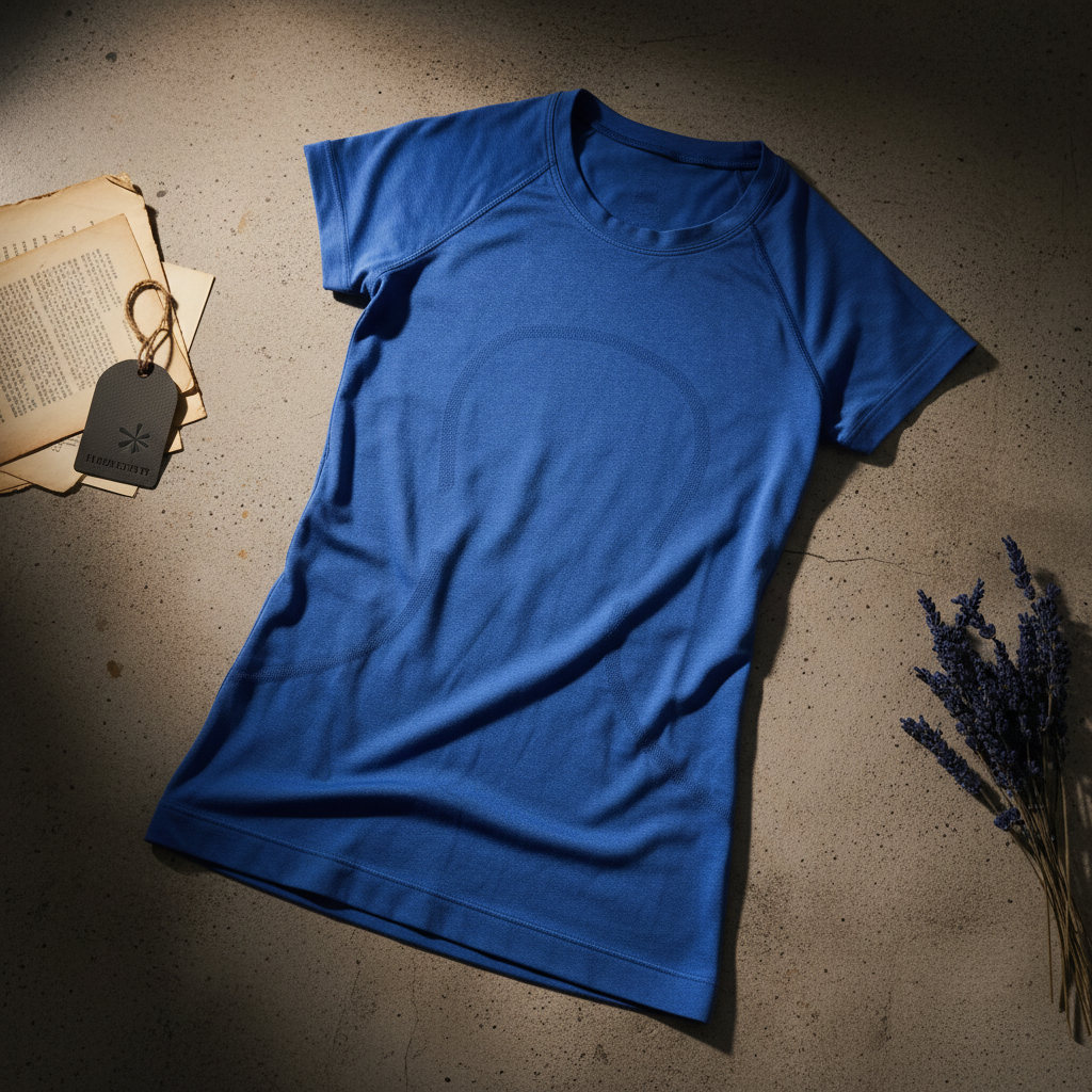 Blueprint Baby — Lululemon Royal Blue Crew Tee, XS
