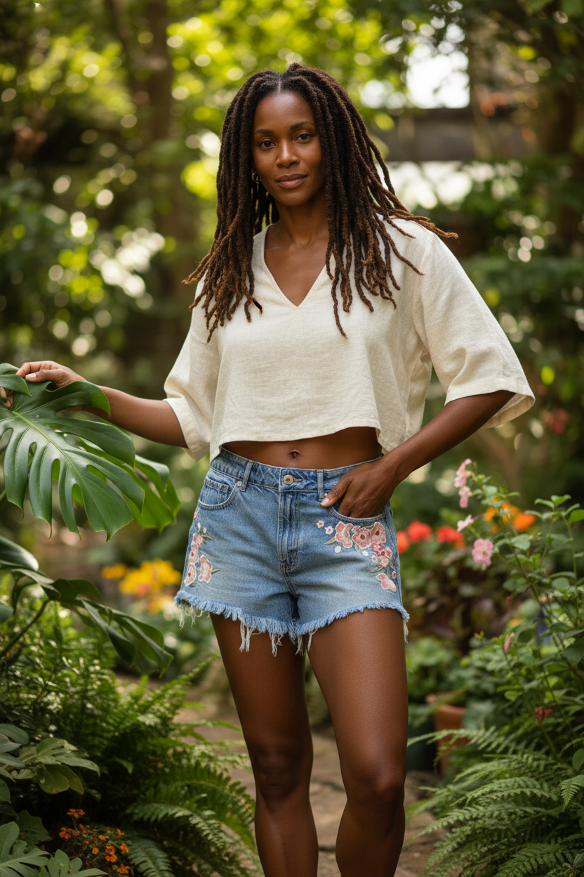 Lifestyle model — garden