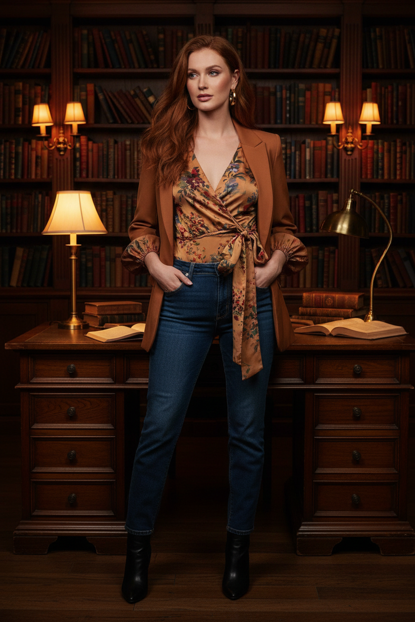 Gilded Garden Floral Bodysuit