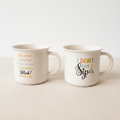 "Blink & Sip" Novelty Mug Set — Set of 2