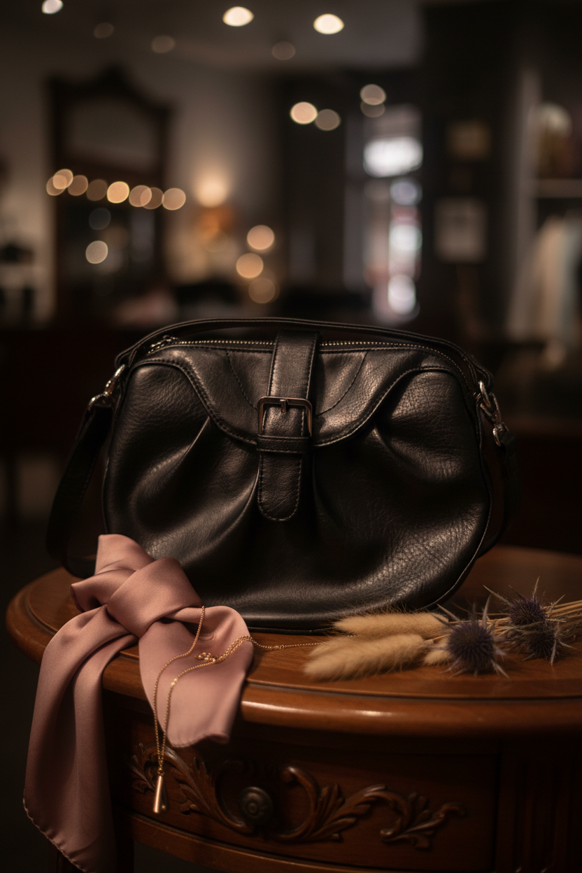 Midnight Reverie Buckle Crossbody