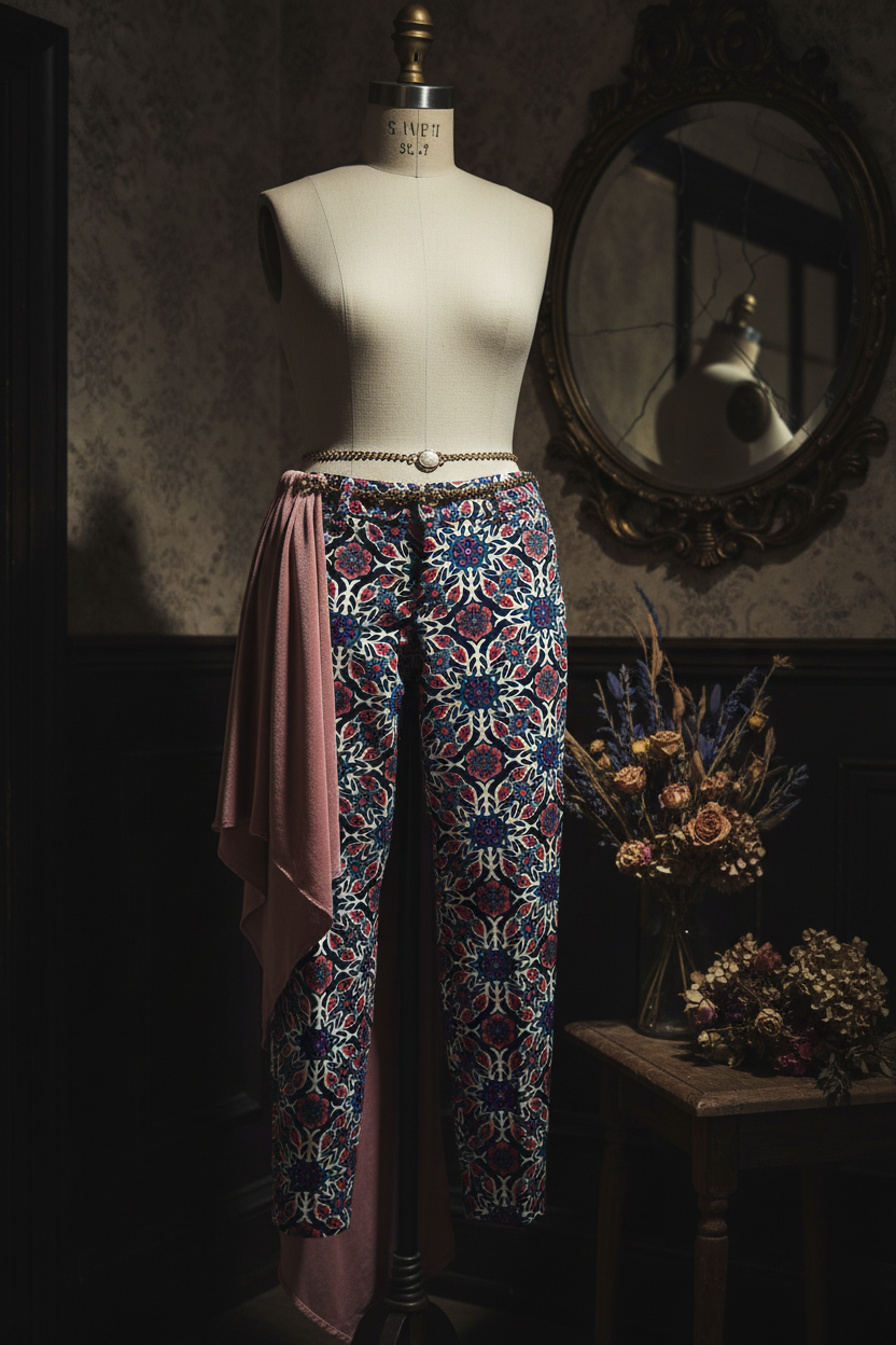 Midnight Bloom Pixie Pants boutique styled
