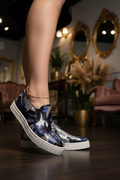 Midnight Camo Sneakers Front View