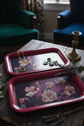 Midnight Rose Serving Tray Collection
