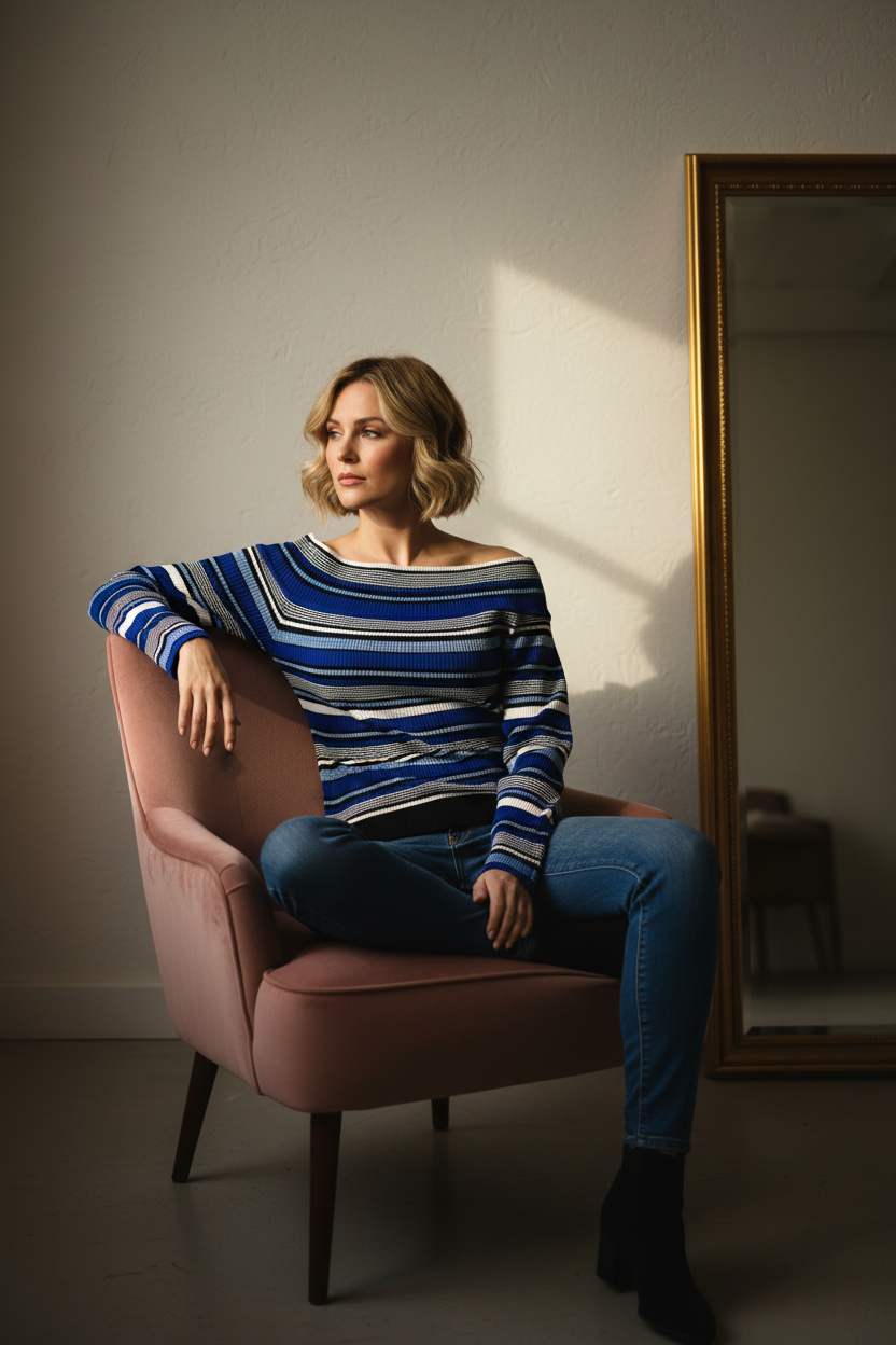 Model 2 - Seated Editorial