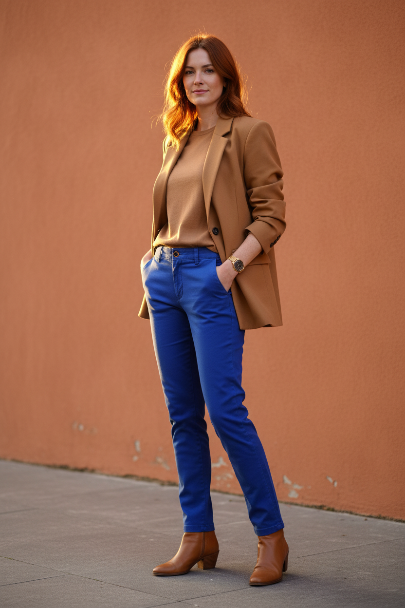 Model 3 — Camel Blazer Terracotta