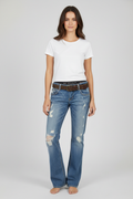 Model in Distressed Denim - Standing