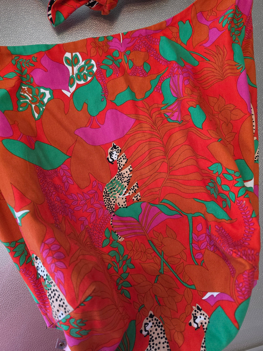 The Wild Side Reversible Tote — Jungle Leopard