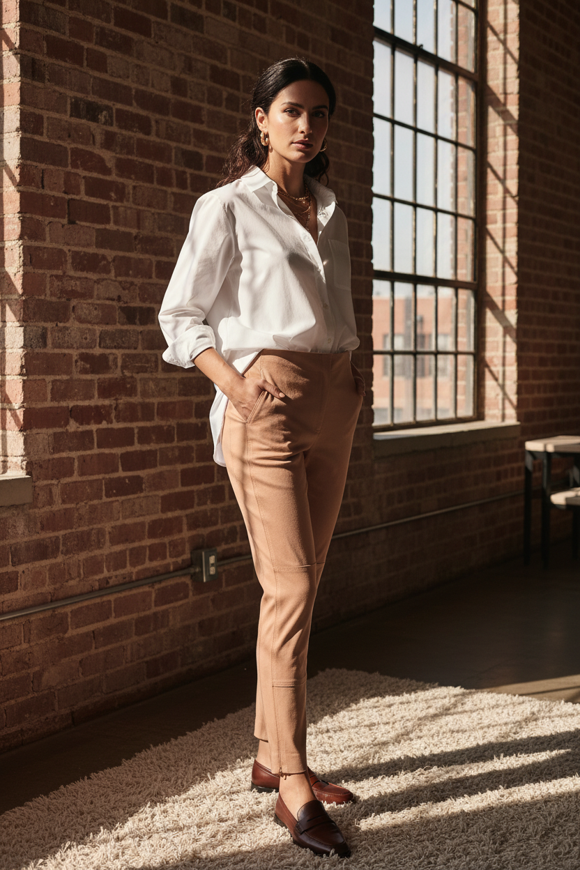 Polished casual styling