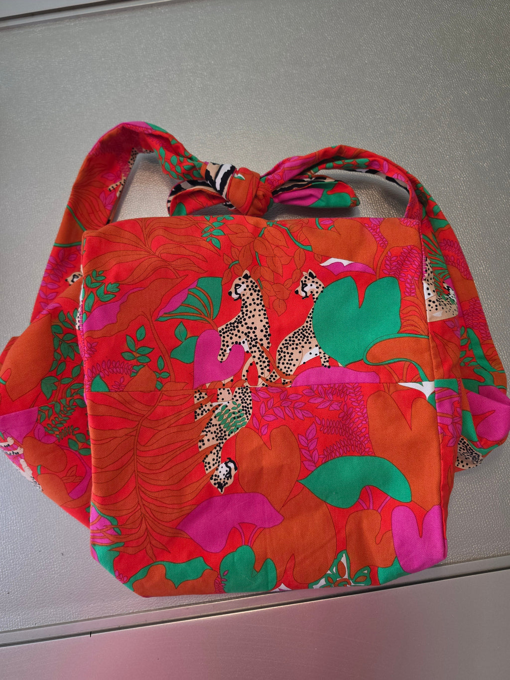 The Wild Side Reversible Tote — Jungle Leopard