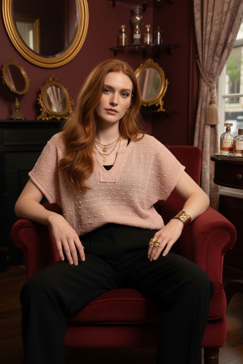 Relaxed styling with tailored trousers