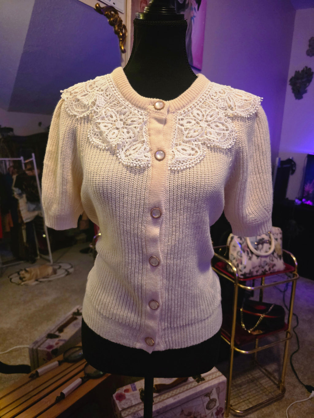 Enchantingly Embellished Heartloom Cardigan