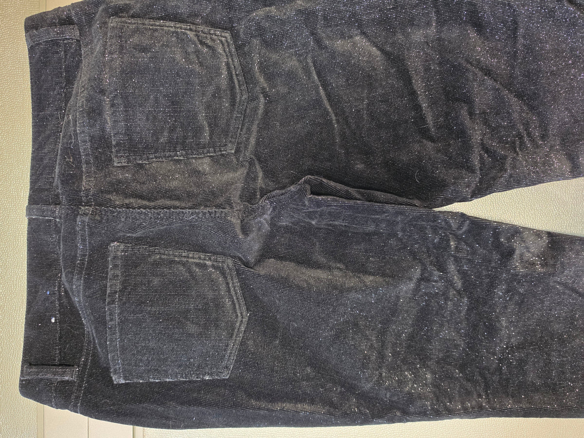 The Starlit Silhouette Pant — Talbots Black Velvet