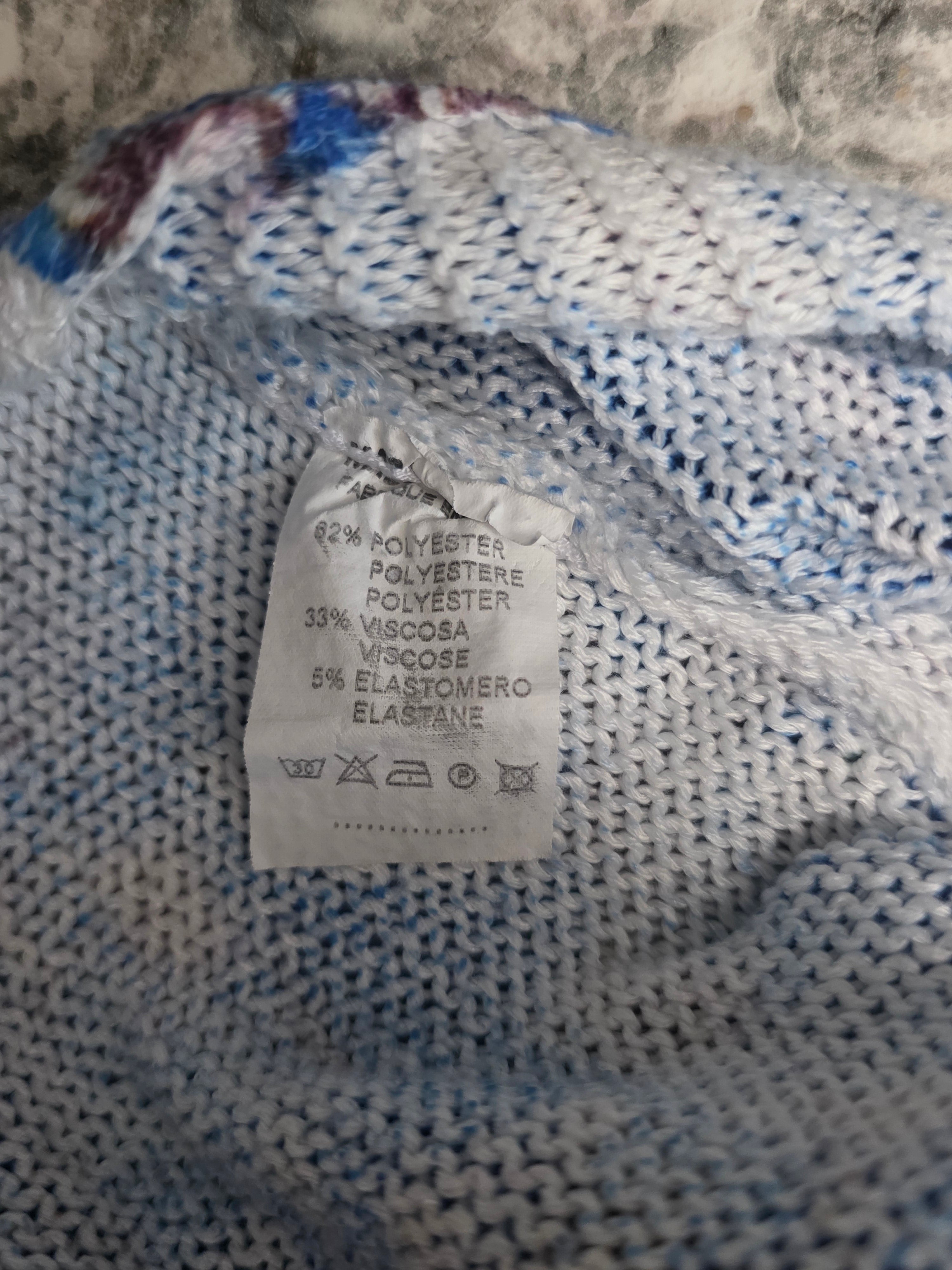 Azure Blossom Sweater