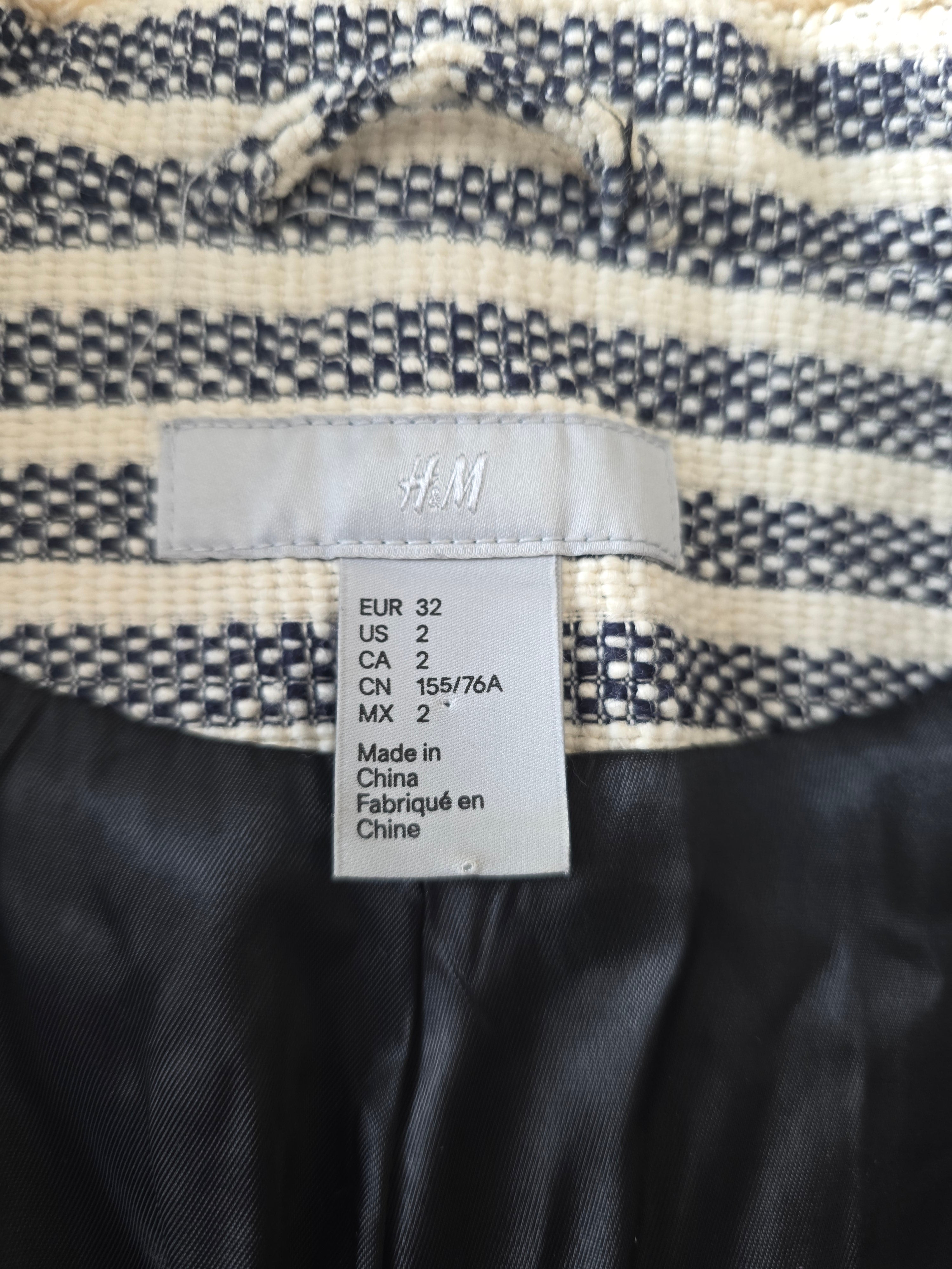 Boldly Refined Striped Blazer