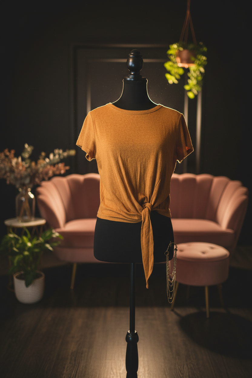 Sunny Days Tie-Bottom Top