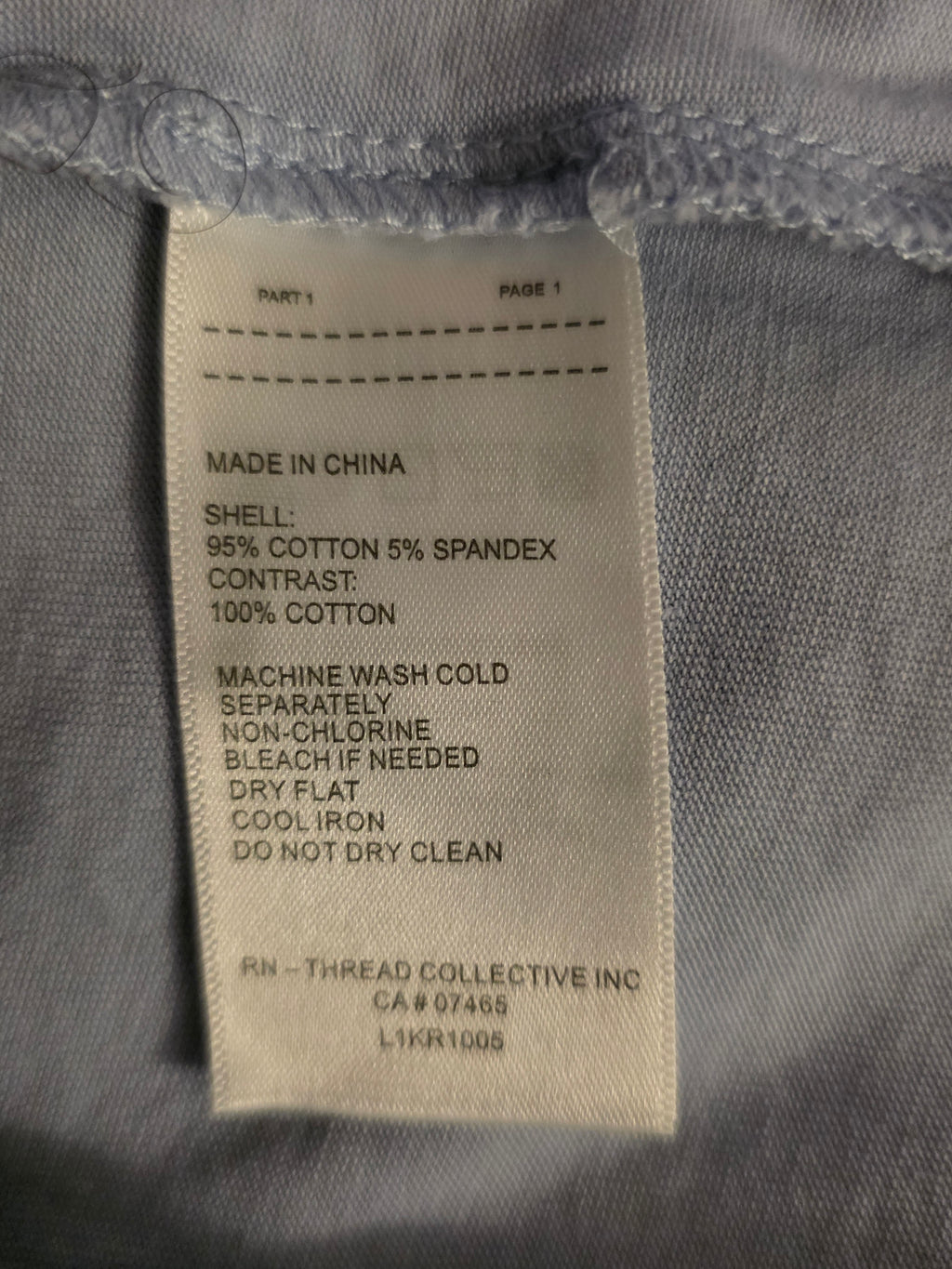 Ethereally Embroidered Periwinkle Top
