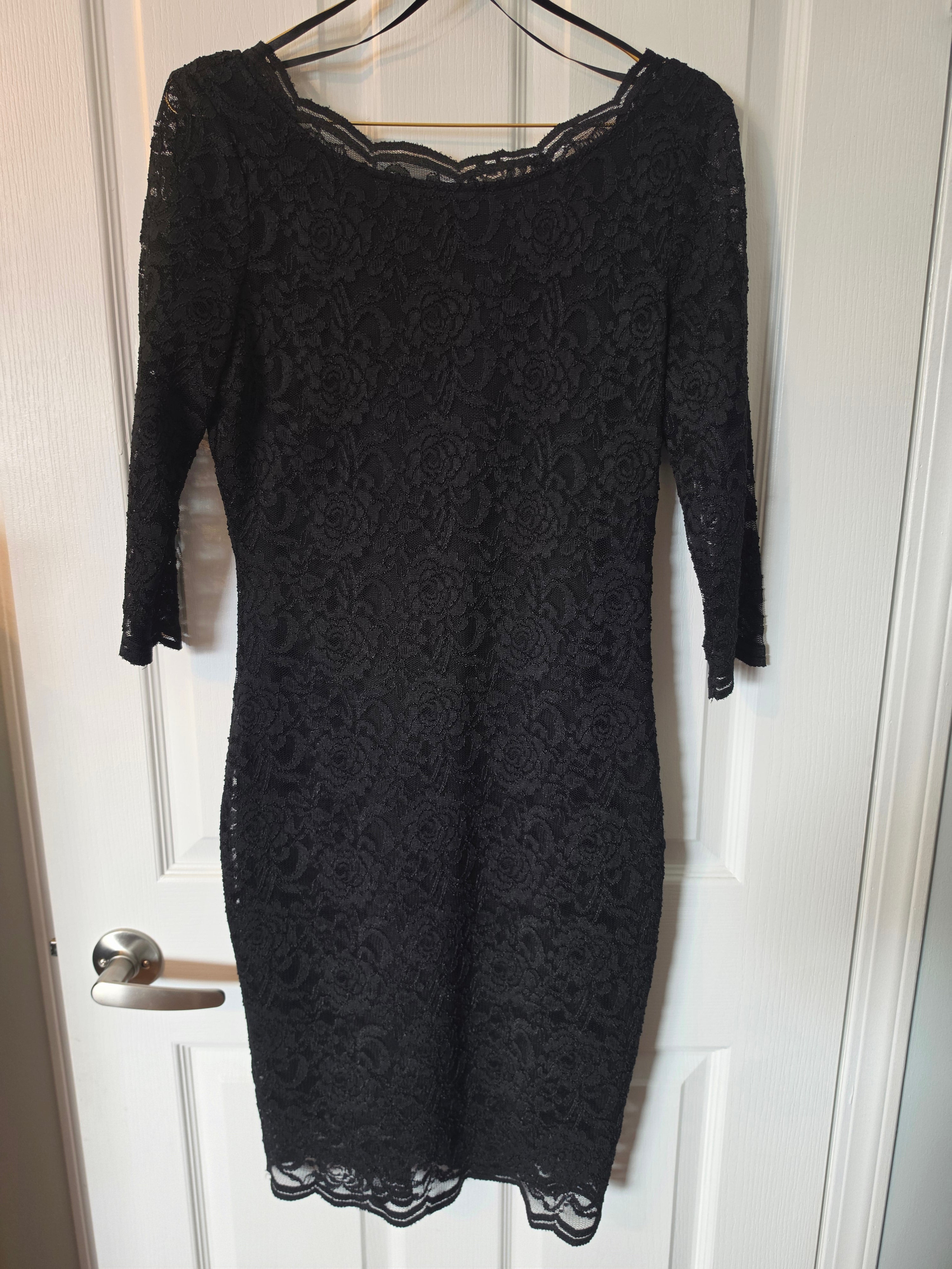 Midnight Whisper Lace Dress