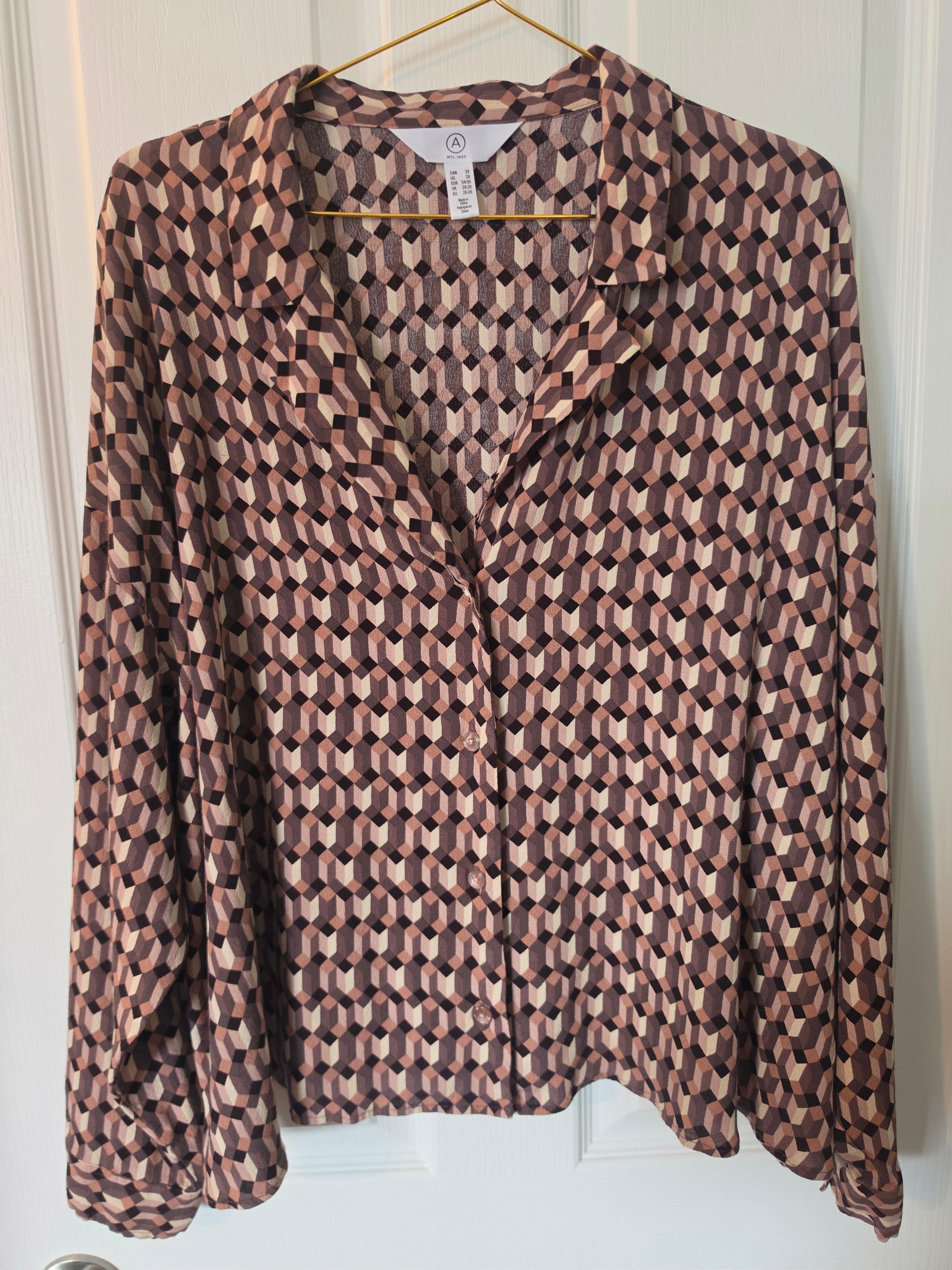 Geometric Reverie Blouse