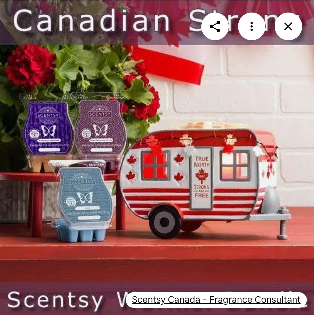Canadian Strong — Scentsy Warmer | True North, Strong and Free