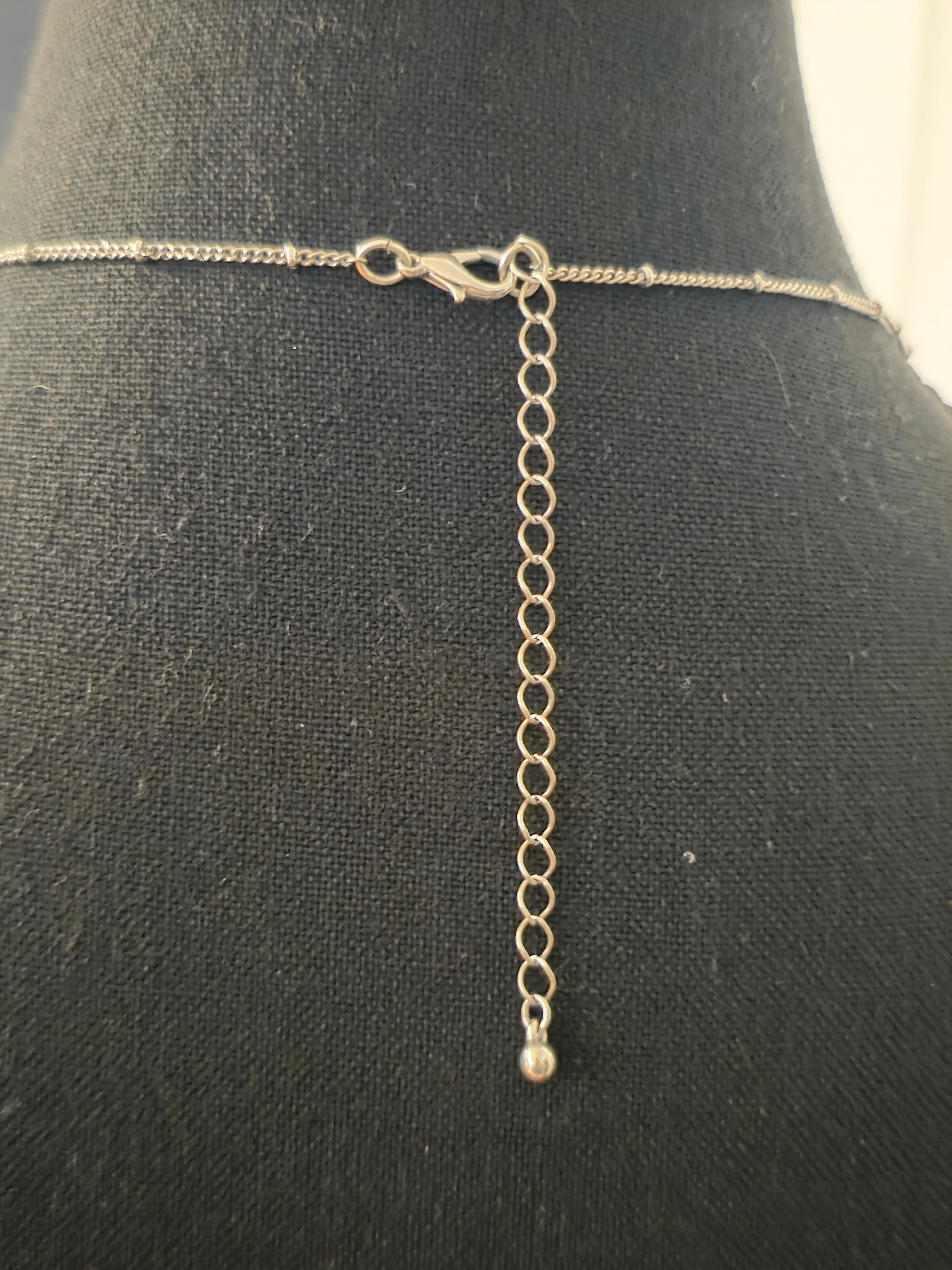 Blushing Petals Lariat Necklace