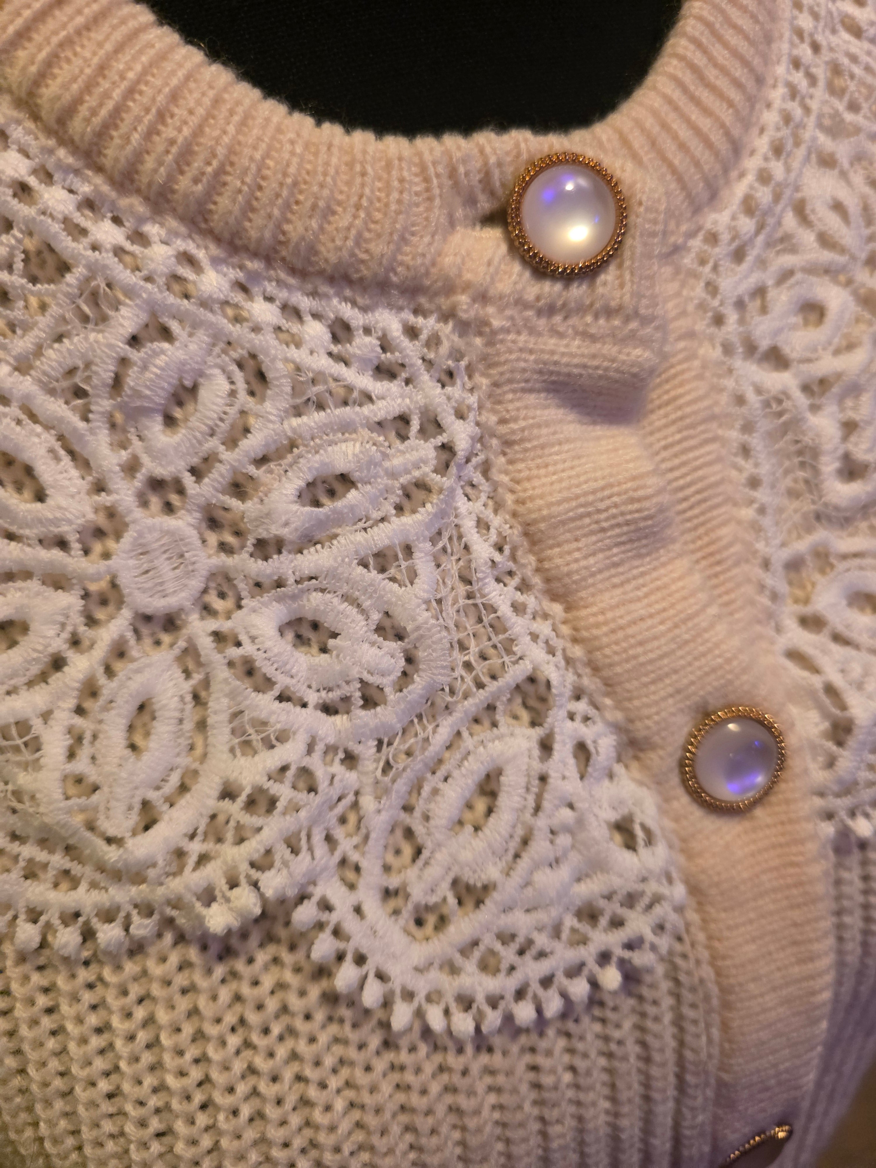 Enchantingly Embellished Heartloom Cardigan