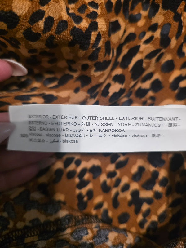 Wildly Enchanted Leopard Wrap Dress