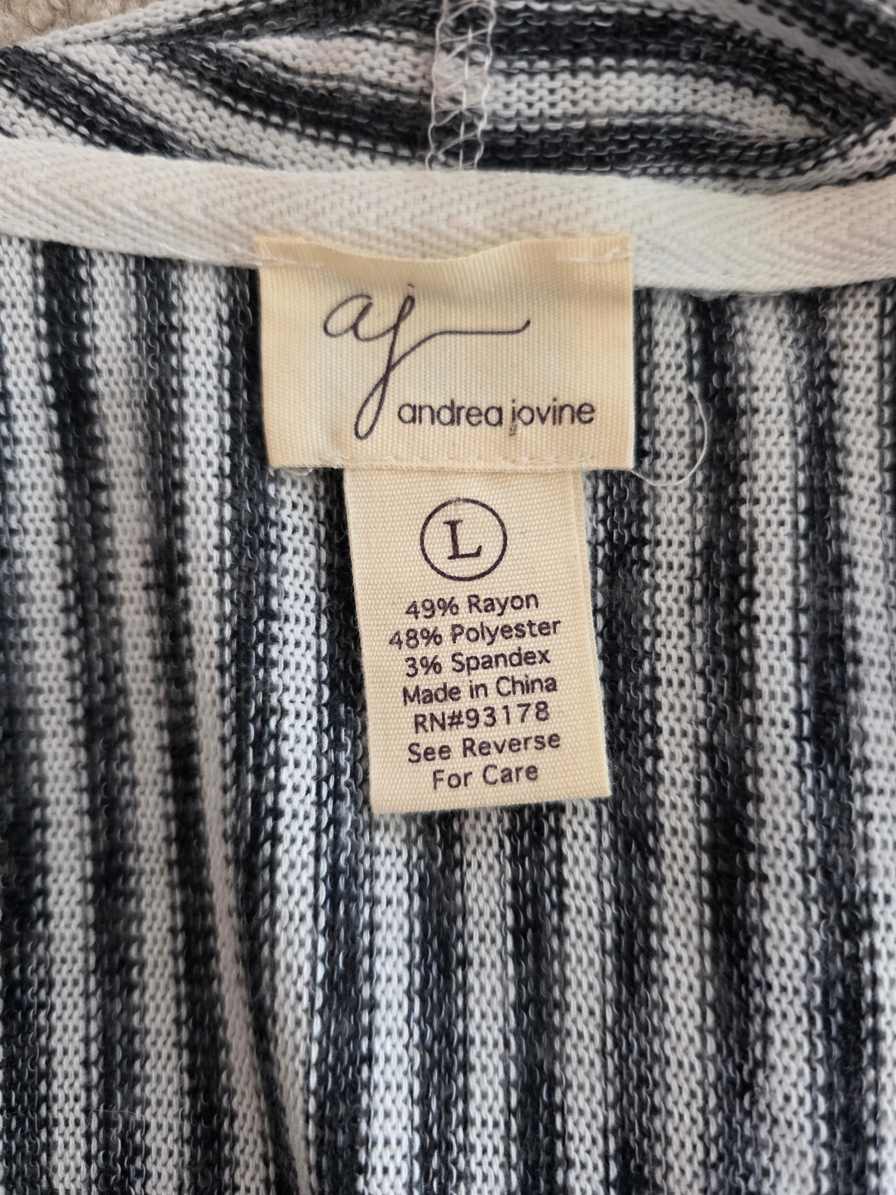 Gracefully Wandering Striped Duster