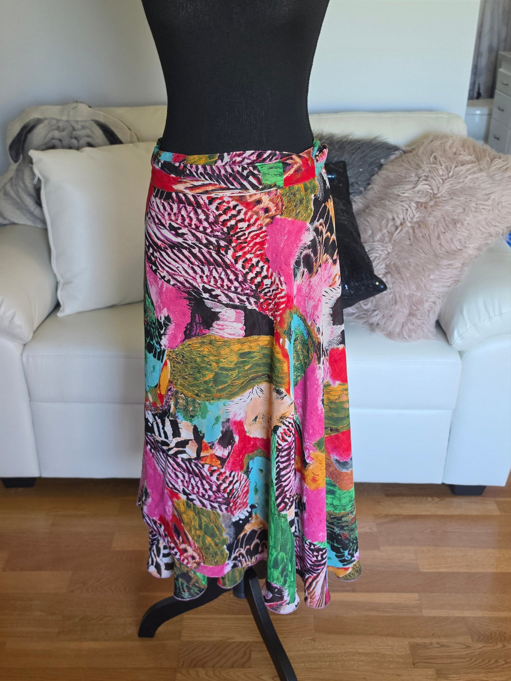 Wild at Heart Wrap Midi Skirt — One Size