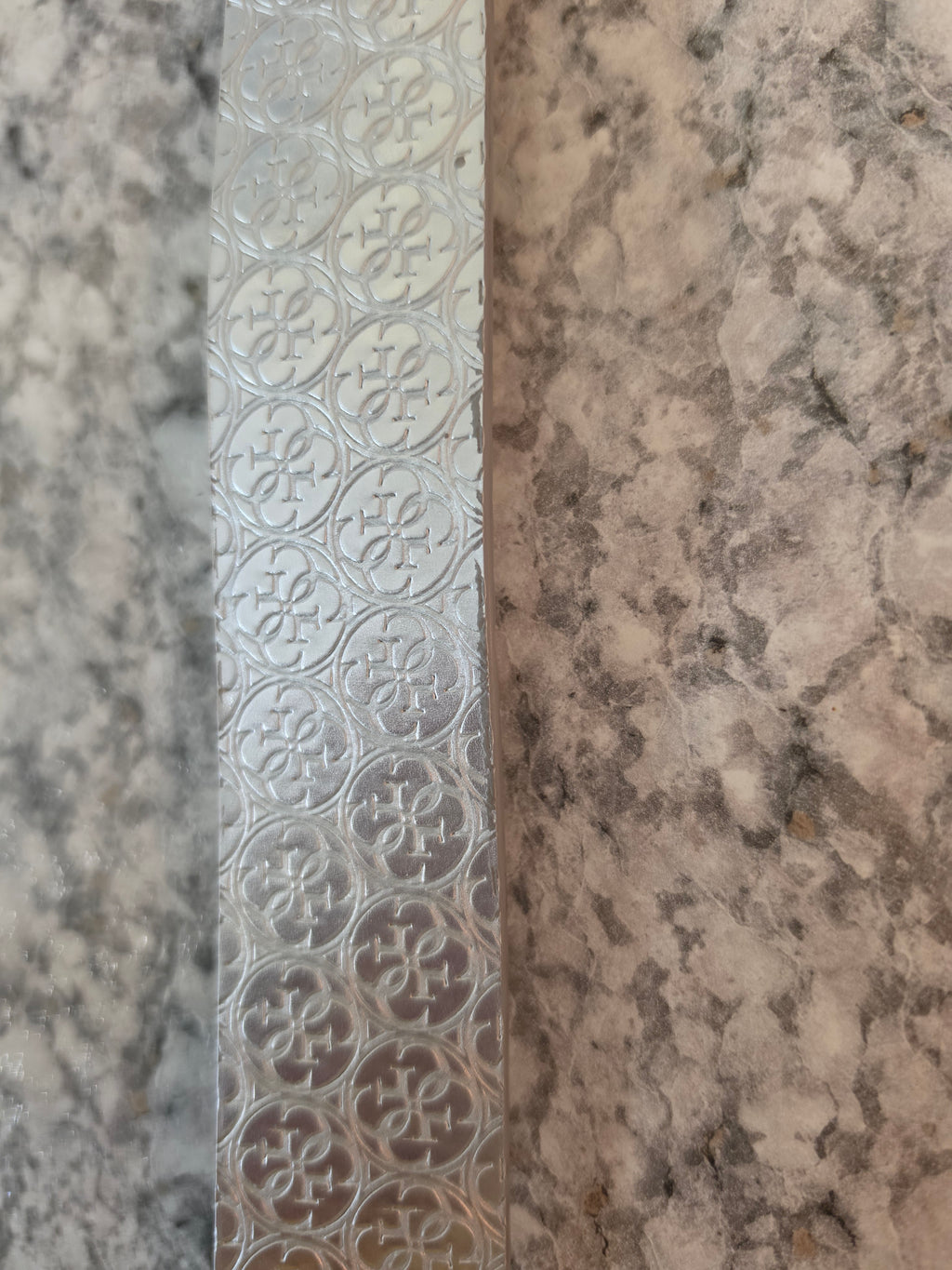 The Golden Cipher — Guess Reversible Monogram Belt