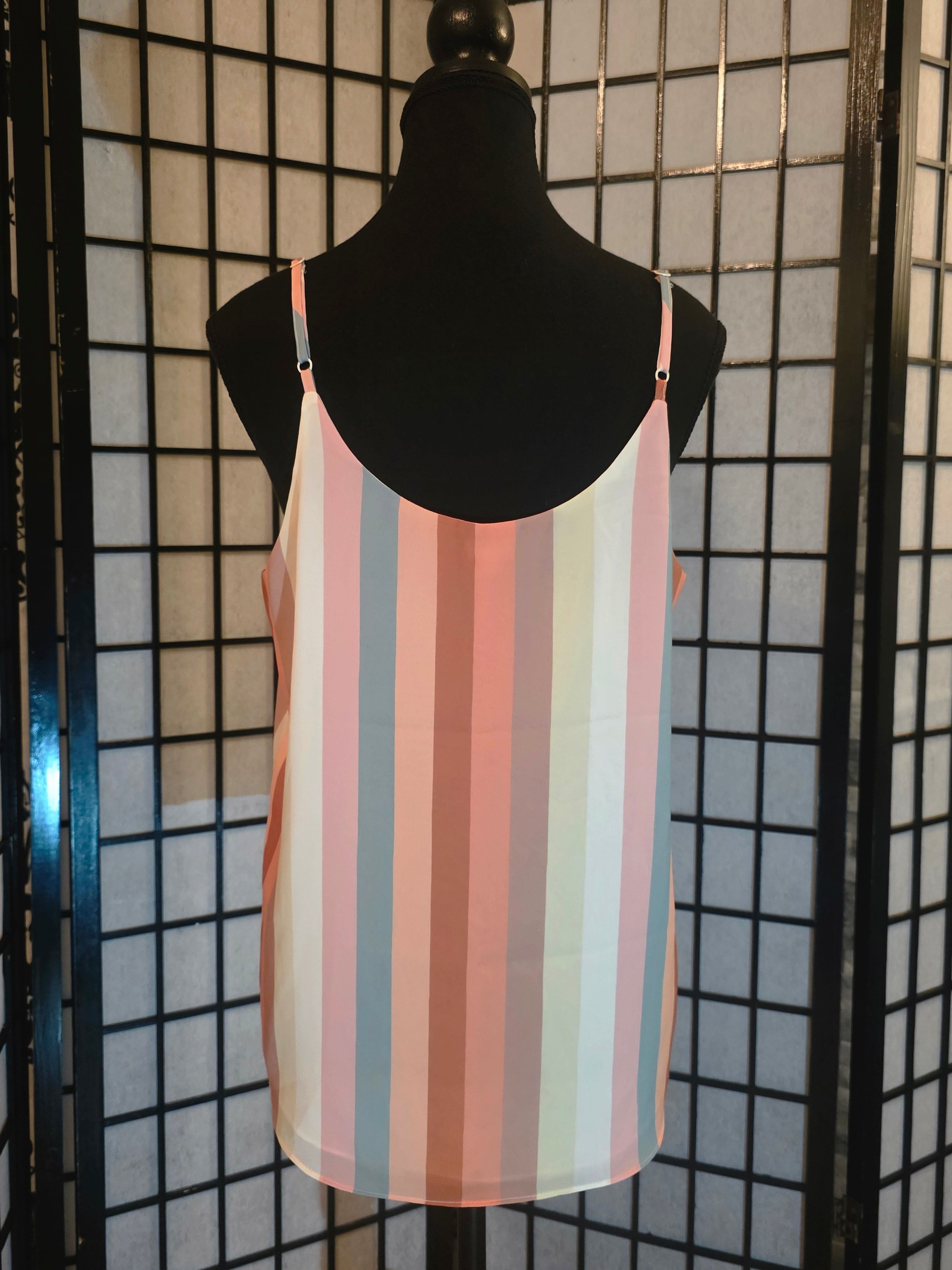 Sunset Sorbet Striped Cami