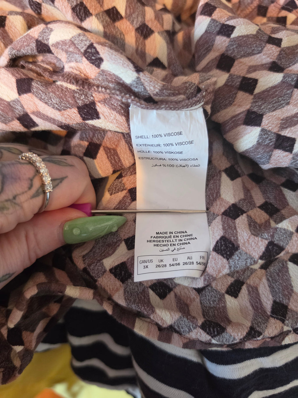 Geometric Reverie Blouse
