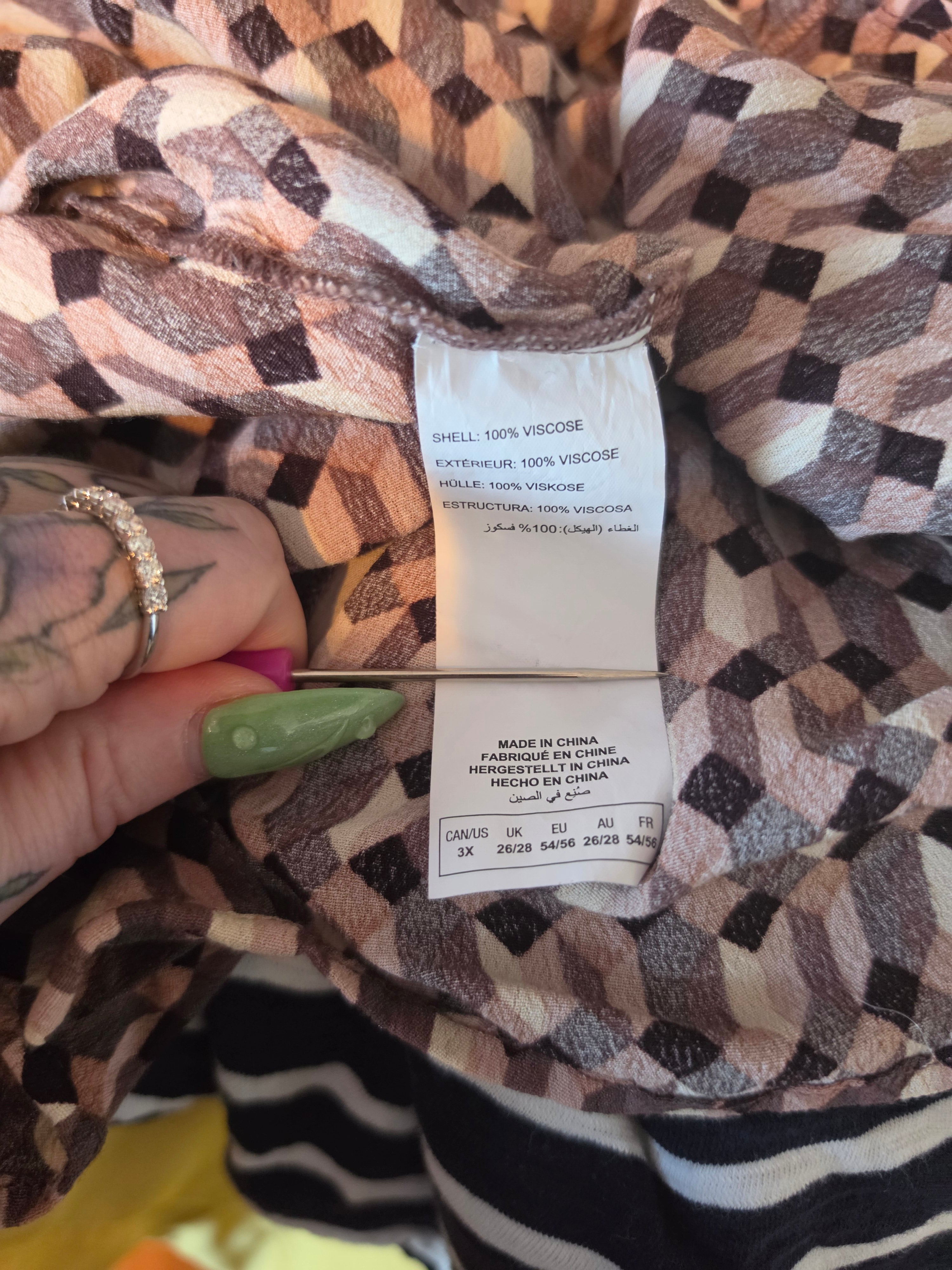 Geometric Reverie Blouse