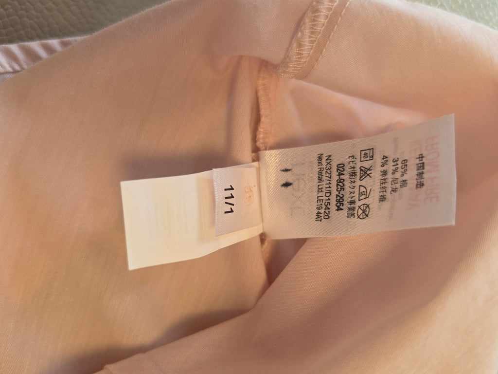 The Roséwater Tie-Back Blouse — Blush