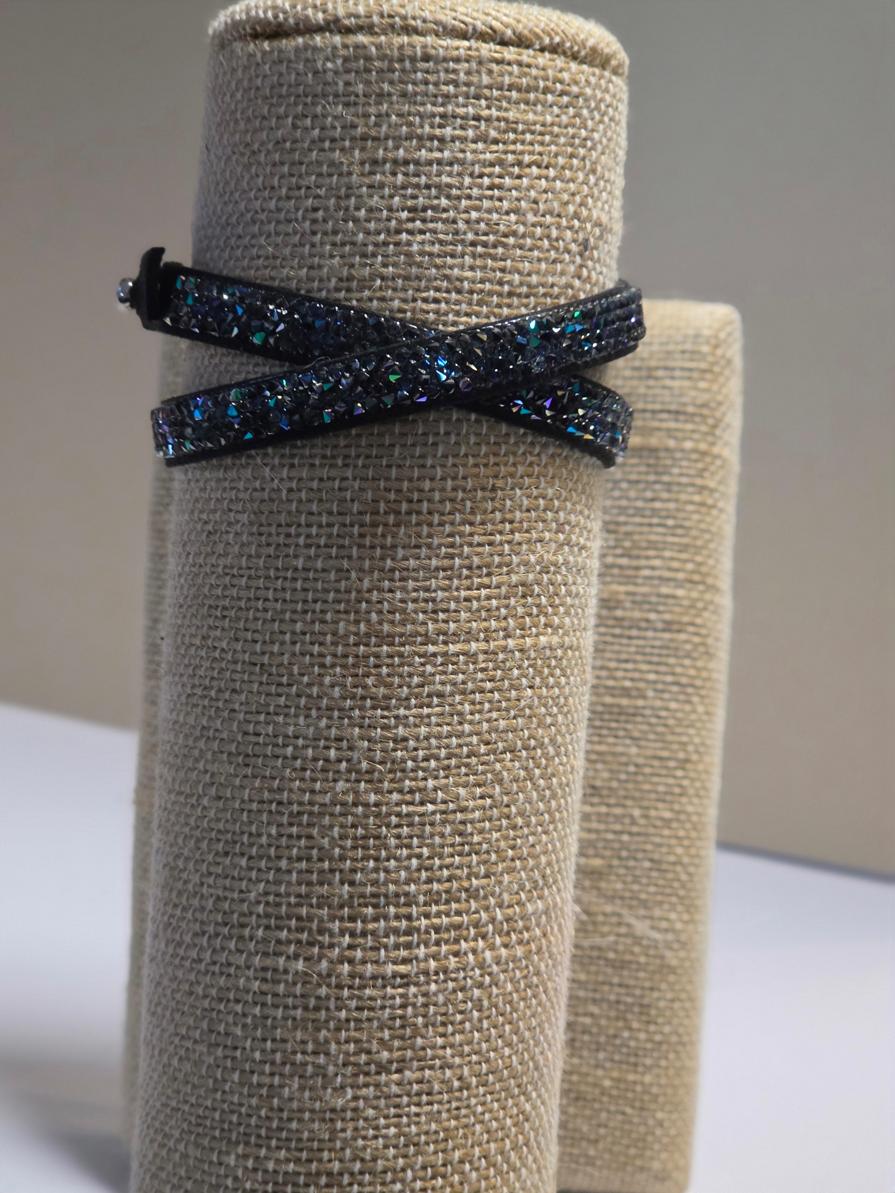 Midnight Constellation — Origami Owl Double Wrap Crystal Bracelet