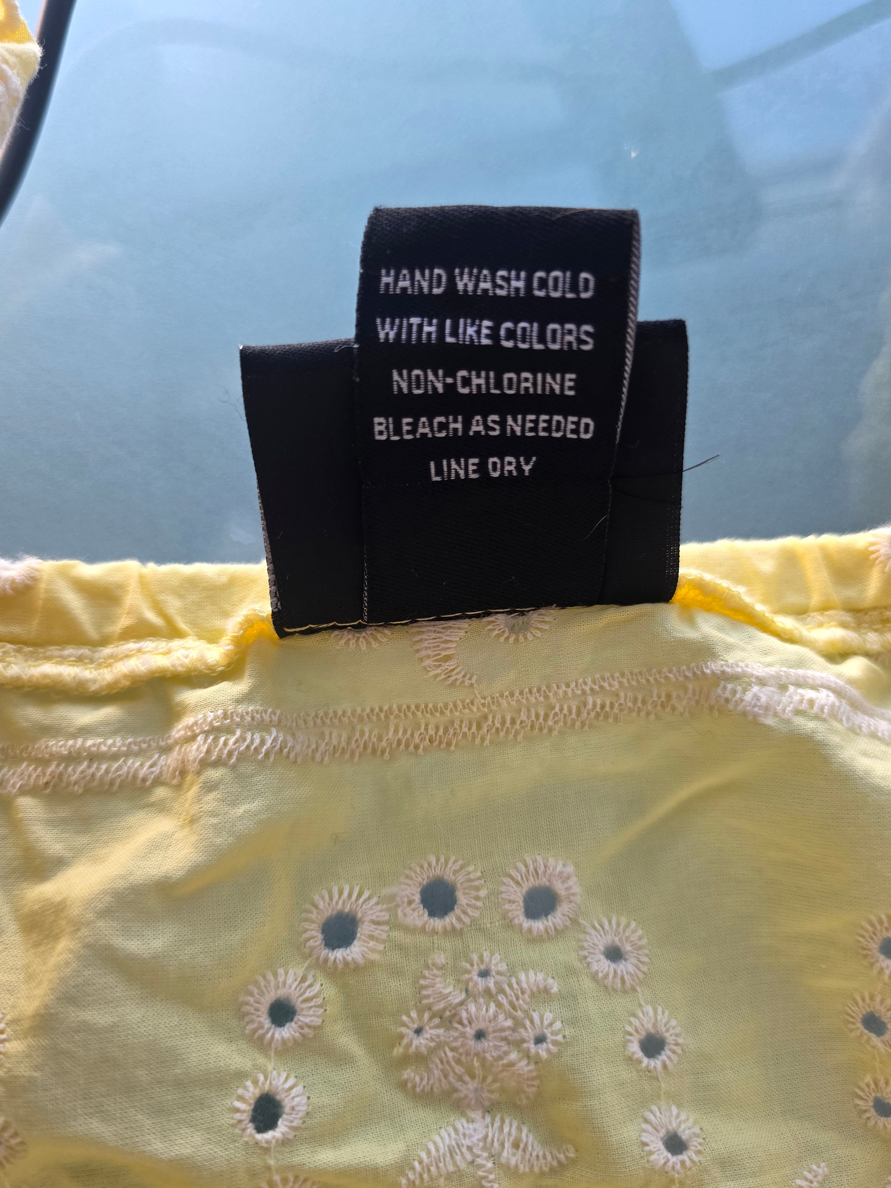 Luminously Embroidered Eyelet Blouse