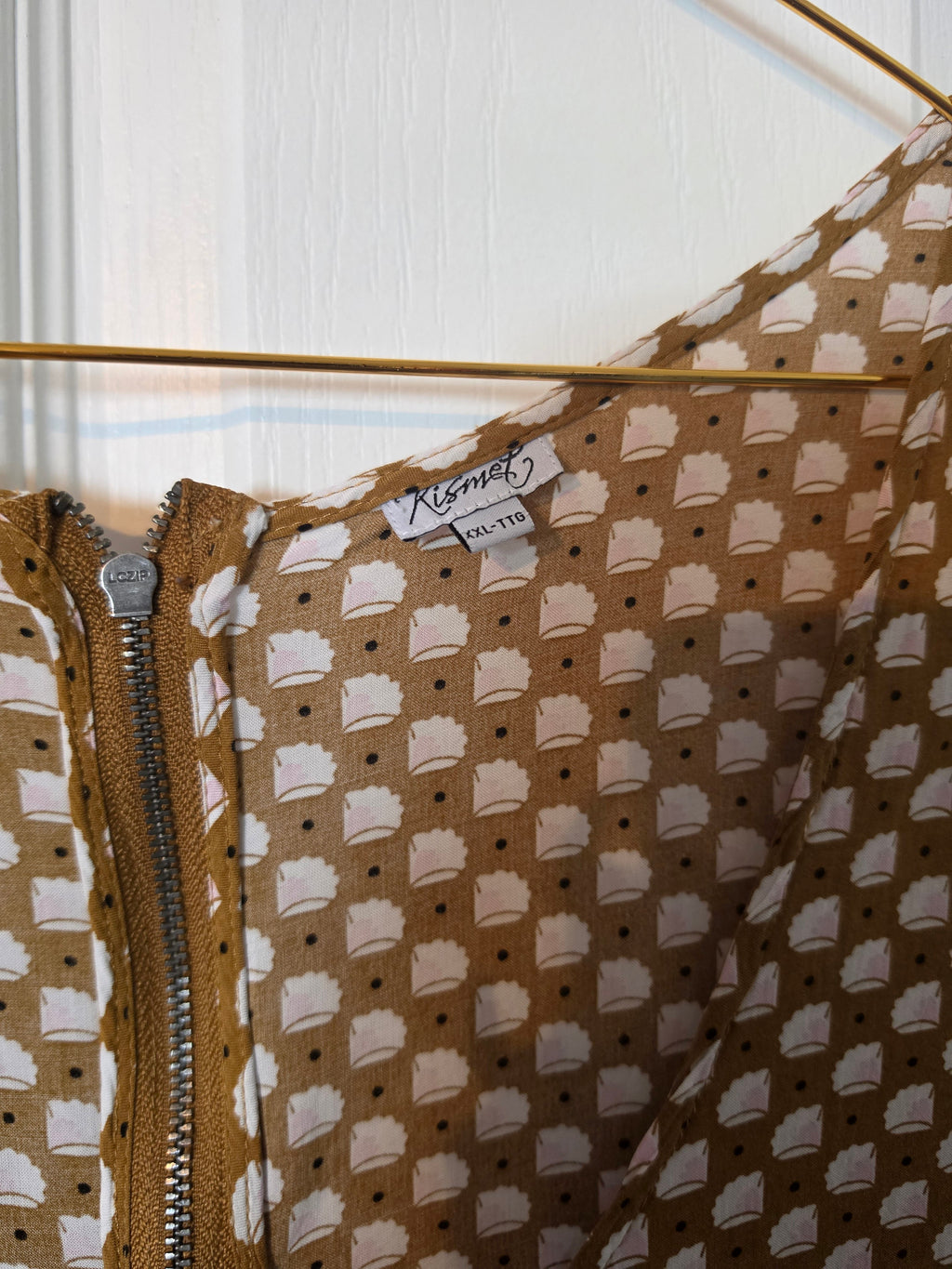 Golden Mosaic Sleeveless Top