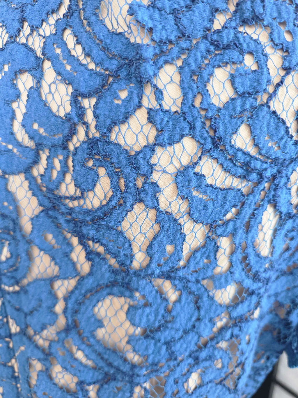 Timelessly Elegant Cobalt Lace Dress