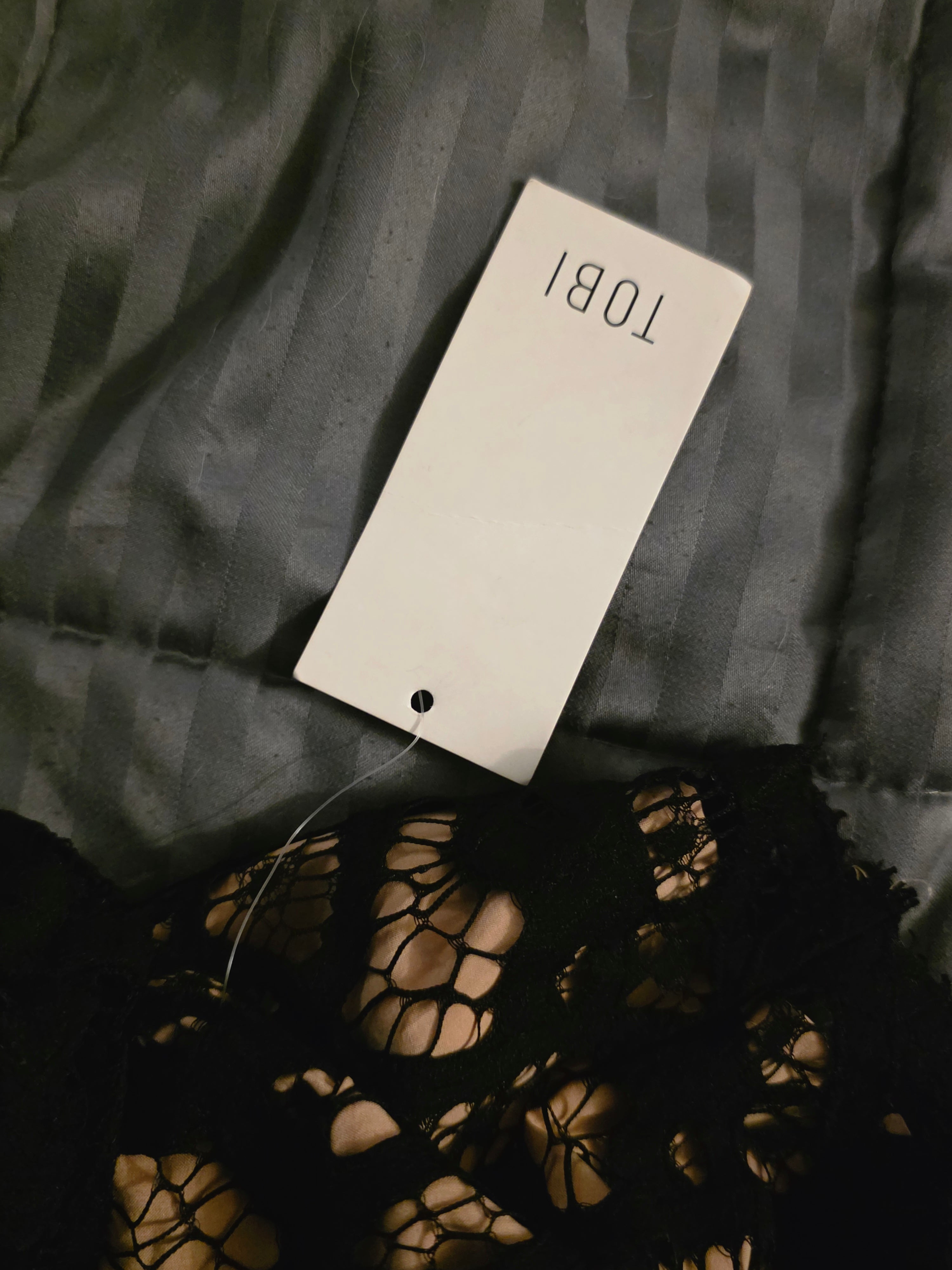 Enchanted Noir Lace Crop Blouse