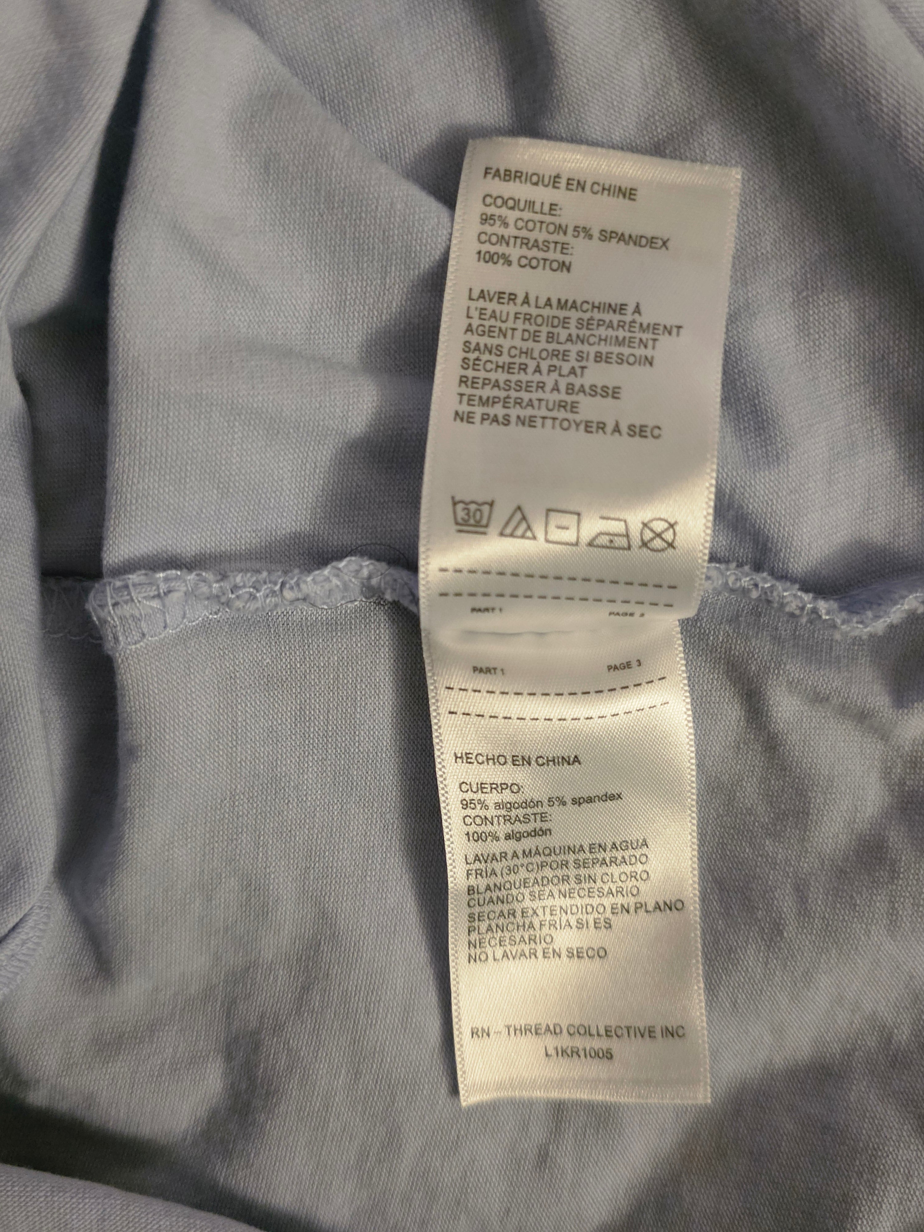 Ethereally Embroidered Periwinkle Top