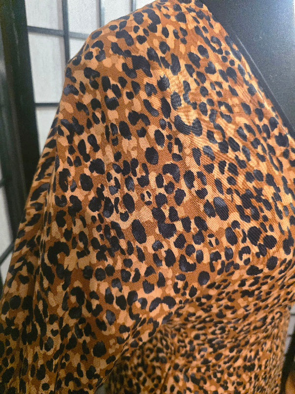 Wildly Enchanted Leopard Wrap Dress